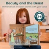 image:imageCalis Books Jack and The Beanstalk infinibooklet  infinibook Interactive Storybook for Kids Learning Book for ToddlersThe Beauty and The Beast infinibook