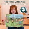 image:imageCalis Books Jack and The Beanstalk infinibooklet  infinibook Interactive Storybook for Kids Learning Book for ToddlersThe Three Little Pigs infinibooklet