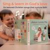 image:imageCalis Books Jesus Loves Me Music Book for Toddlers 13 Years Old  Singing Christian Musical Book Kids Headphone Jack Interactive Learning Baby Sound Books Song Toys for Children Girls and Boys
