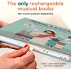 image:imageCalis Books Jesus Loves Me Music Book for Toddlers 13 Years Old  Singing Christian Musical Book Kids Headphone Jack Interactive Learning Baby Sound Books Song Toys for Children Girls and Boys