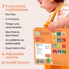 image:imageCalis Books Spanish Nursery Rhymes Sound Book for Babies and Toddlers 13  Baby Books with Spanish Songs for Kids  Libros en Espaol par Bebes Spanish ABCCanciones Tradicionales