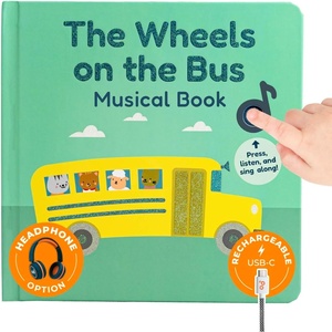 image:imageCalis Books Number Book for Toddlers 13  Learn to Count 1 2 3 Musical Books for Kids Interactive Talking Baby Sound Book Educational Song Learning Toys Singing and Counting Music Toy for BabiesThe Wheels on the Bus