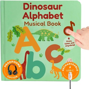 image:imageCalis Books Number Book for Toddlers 13  Learn to Count 1 2 3 Musical Books for Kids Interactive Talking Baby Sound Book Educational Song Learning Toys Singing and Counting Music Toy for BabiesDinosaur Alphabet