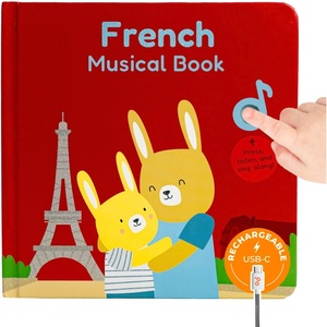 image:imageCalis Books French Nursery Rhymes  New Rechargeable Sound Books  Sound Book for Toddlers 13  Bilingual Books for 1 Year Old   French Baby BookFrench Nursery Rhymes