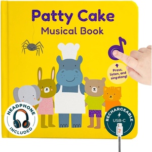 image:imageCalis Books Patty Cake Nursery Rhymes  Interactive Sound Book for Toddlers 13 Kids Headphones Included Musical Book for 1 Year Olds Perfect First Birthday Gift 6 Favorite Songs