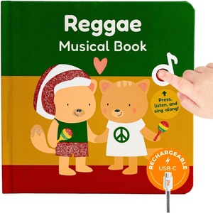 image:imageCalis Books Reggae Musical Book for Toddlers 13 with Favorite Bob Marley Songs Sound Book for Toddlers 13 for KidsReggae