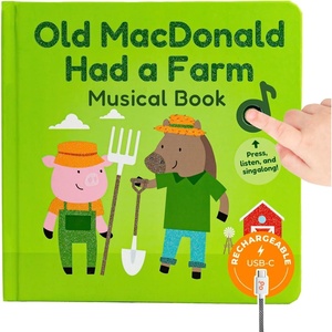 image:imageCalis Books Twinkle Twinkle Little Star  USBC Rechargeable Musical Book for 1YearOld  Sound Book for Toddlers 13 with Bedtime Lullabies  Nursery Rhymes Musical BookOld MacDonald Had a Farm