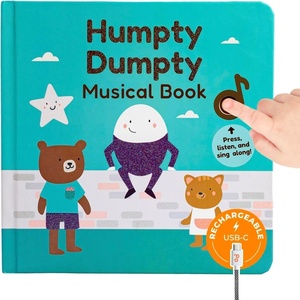image:imageCalis Books Twinkle Twinkle Little Star  USBC Rechargeable Musical Book for 1YearOld  Sound Book for Toddlers 13 with Bedtime Lullabies  Nursery Rhymes Musical BookHumpty Dumpty