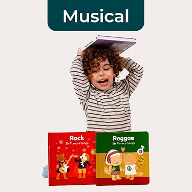 Cali’s Books ：Rechargeable Musical Toddler Sound Books